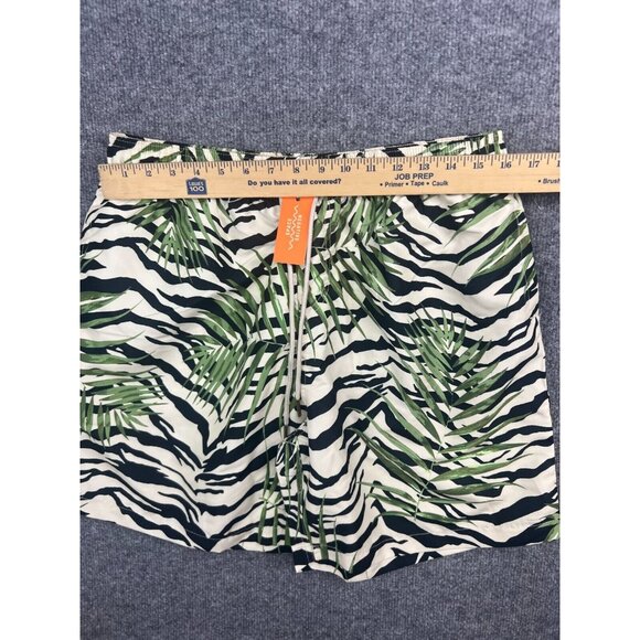 Negative Space Swim Shorts Men's Large Green Tropical Hawaiian Palm NWT - Picture 3 of 7